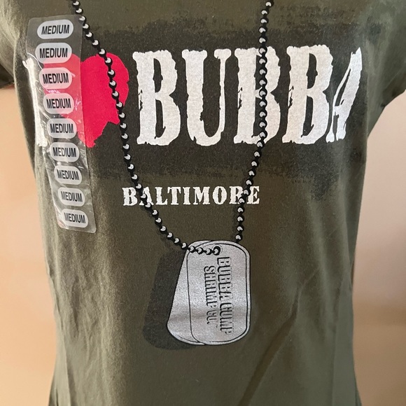 I ❤️ BUBBA - Baltimore BUBBA GUMP Restaurant Tee M (Jr) - Picture 4 of 9